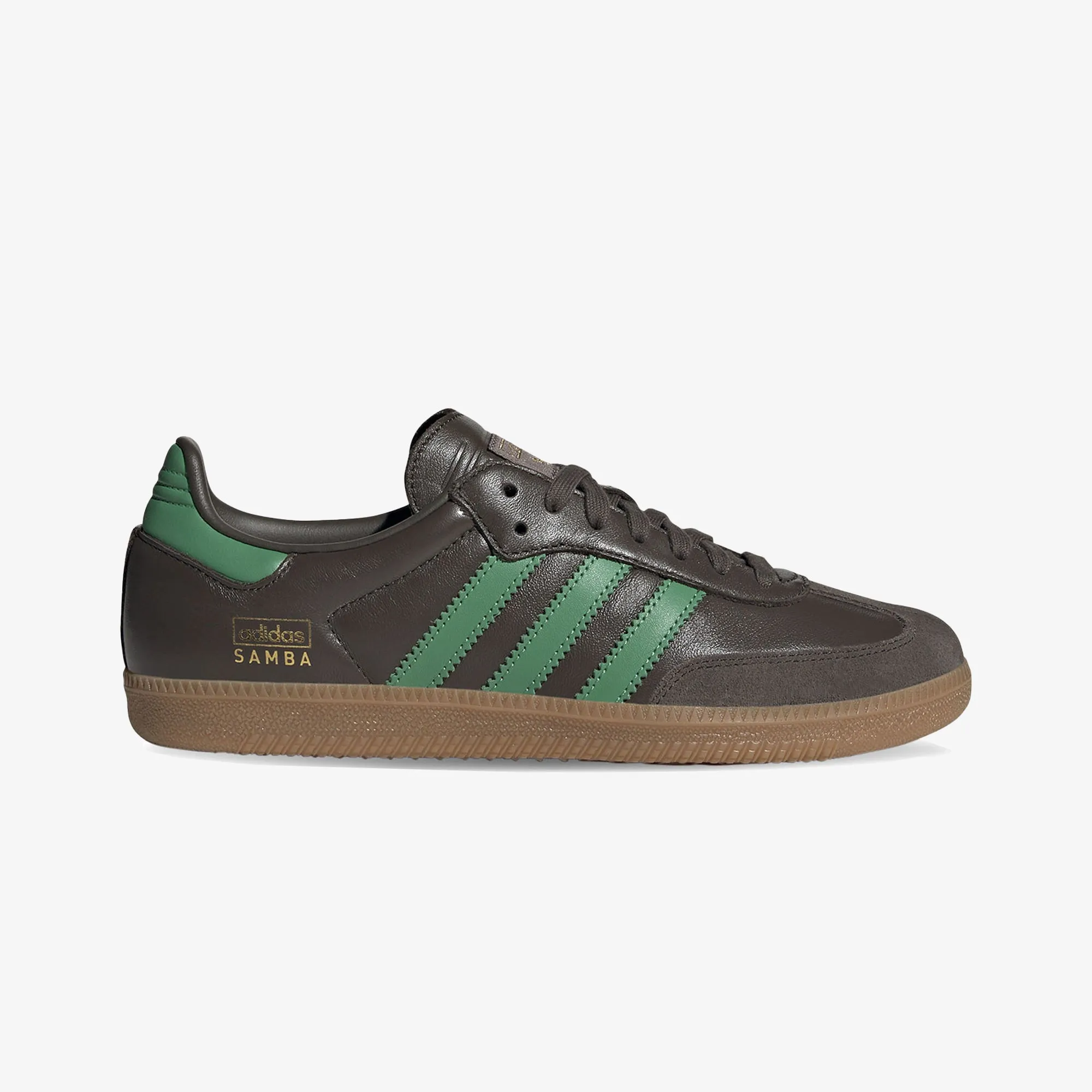 Balance Step ADIDAS ORIGINALS | SAMBA OG { SHADOW OLIVE/PRELOVED GREEN/GUM