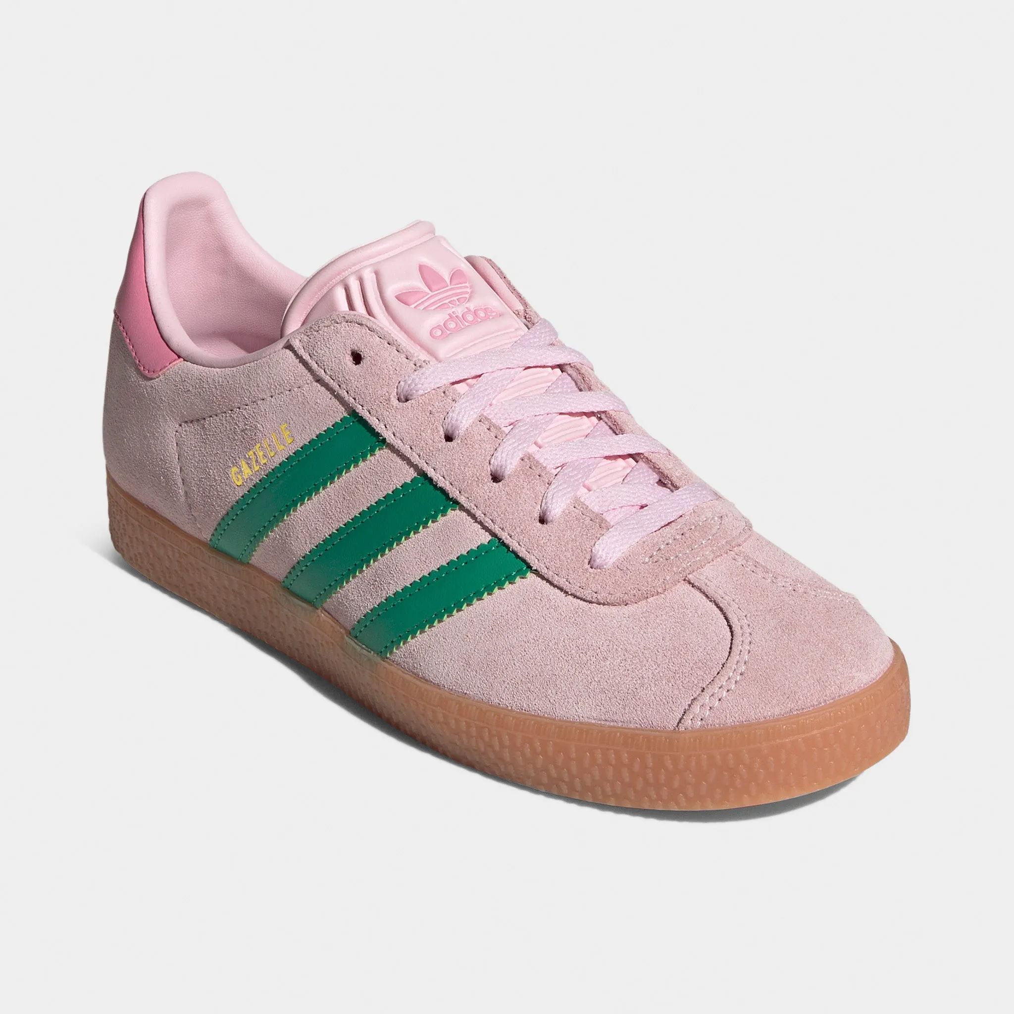 Daily Chill Slim Form adidas Juniors' Gazelle Clear Pink / Court Green - Bliss Pin