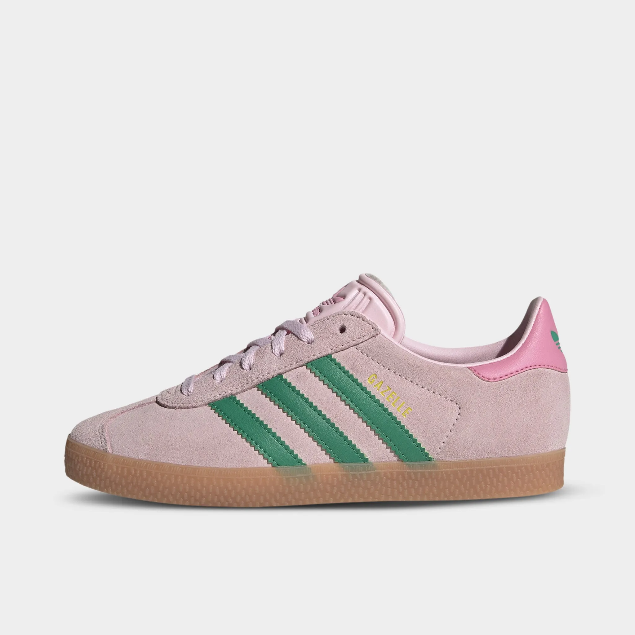 Rock Path Club Edge adidas Juniors' Gazelle Clear Pink / Court Green - Bliss Pin