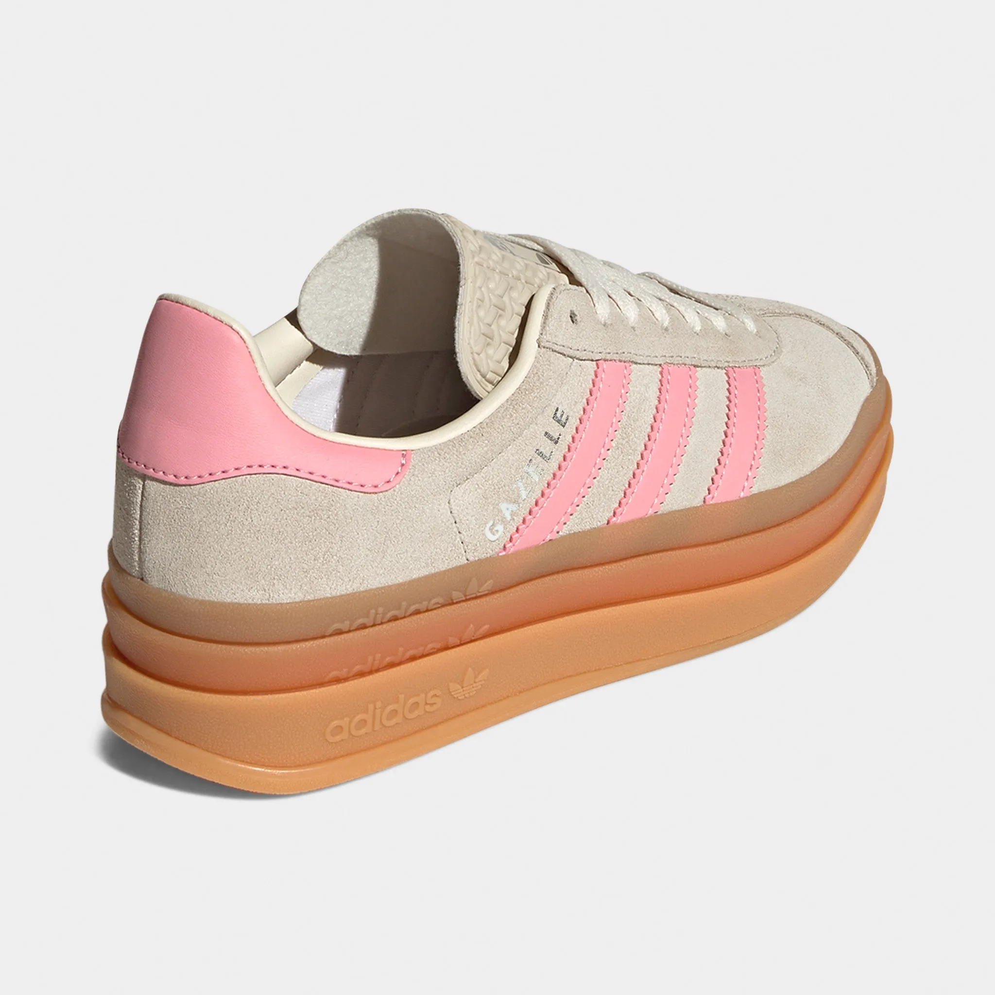 adidas Juniors' Gazelle Bold Grey / Alumina - Semi Pink Spark Dual Tone Earth Mood