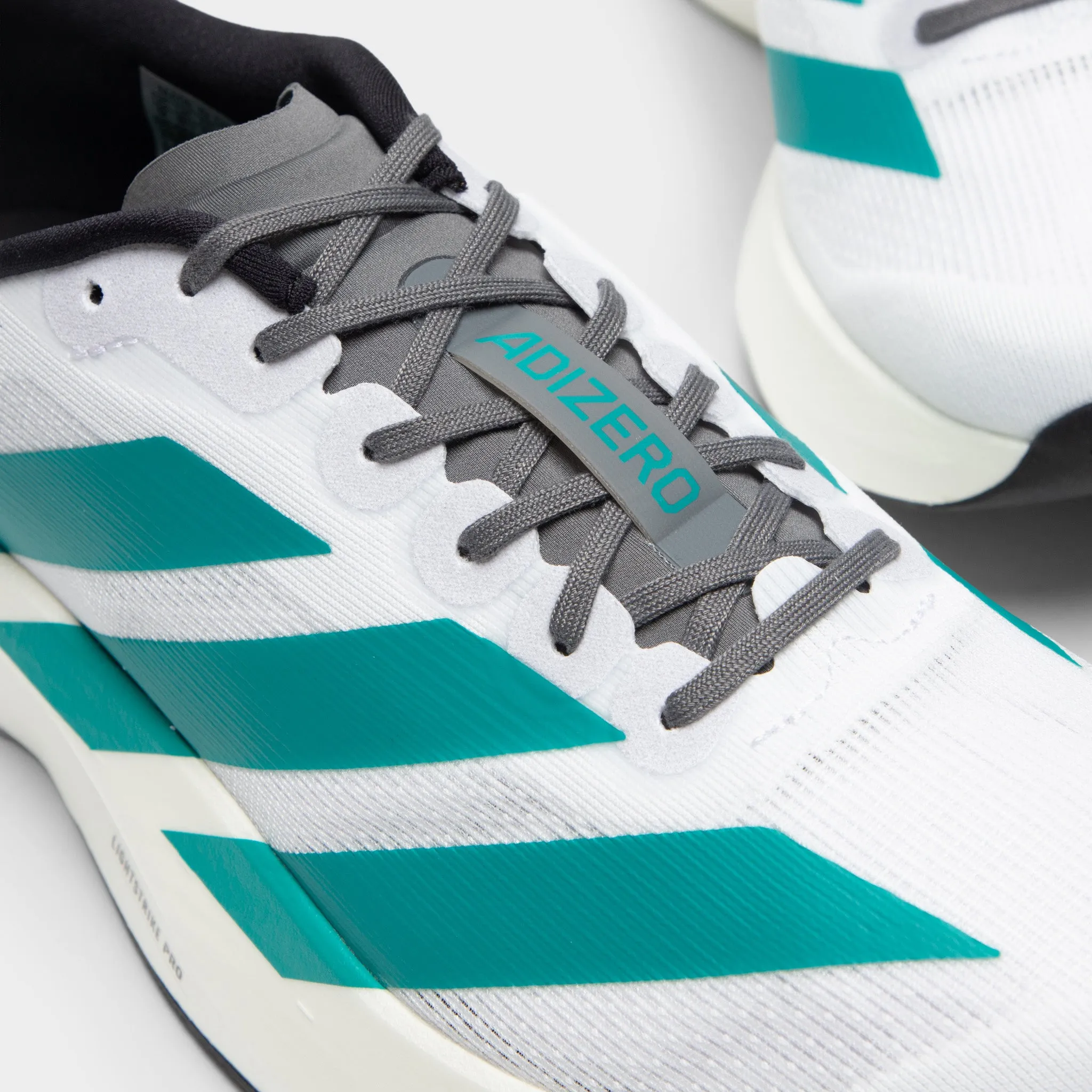 adidas Evo SL White / Teal - Black ergonomic Memory Foam