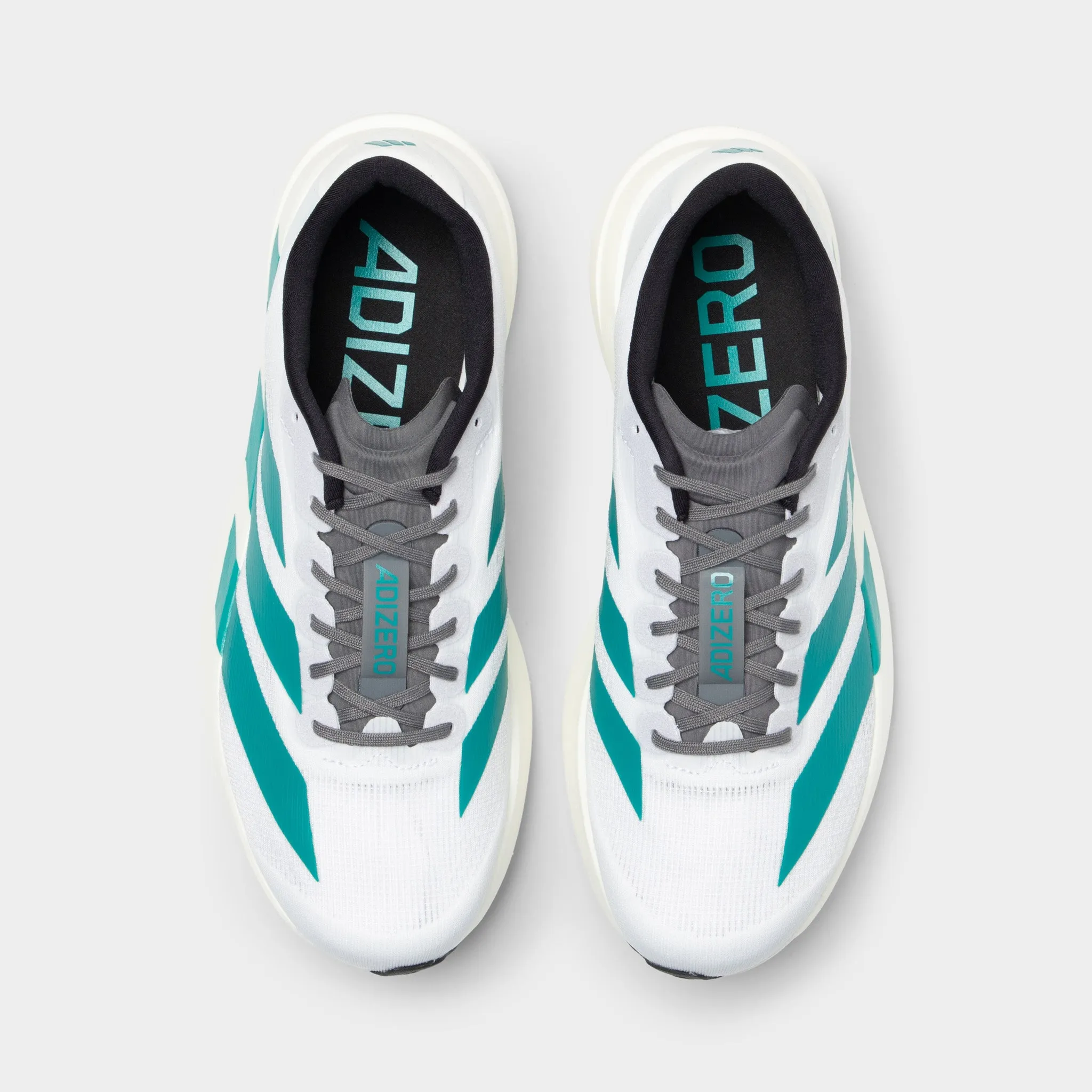 adidas Evo SL White / Teal - Black Durable Fabric Sport Active