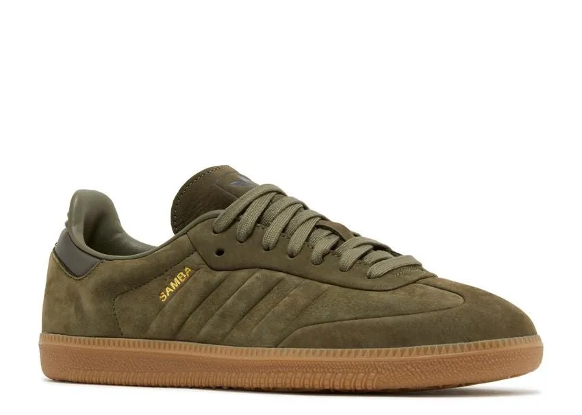 Modern Edge Adidas Samba OG Olive Strata Gum