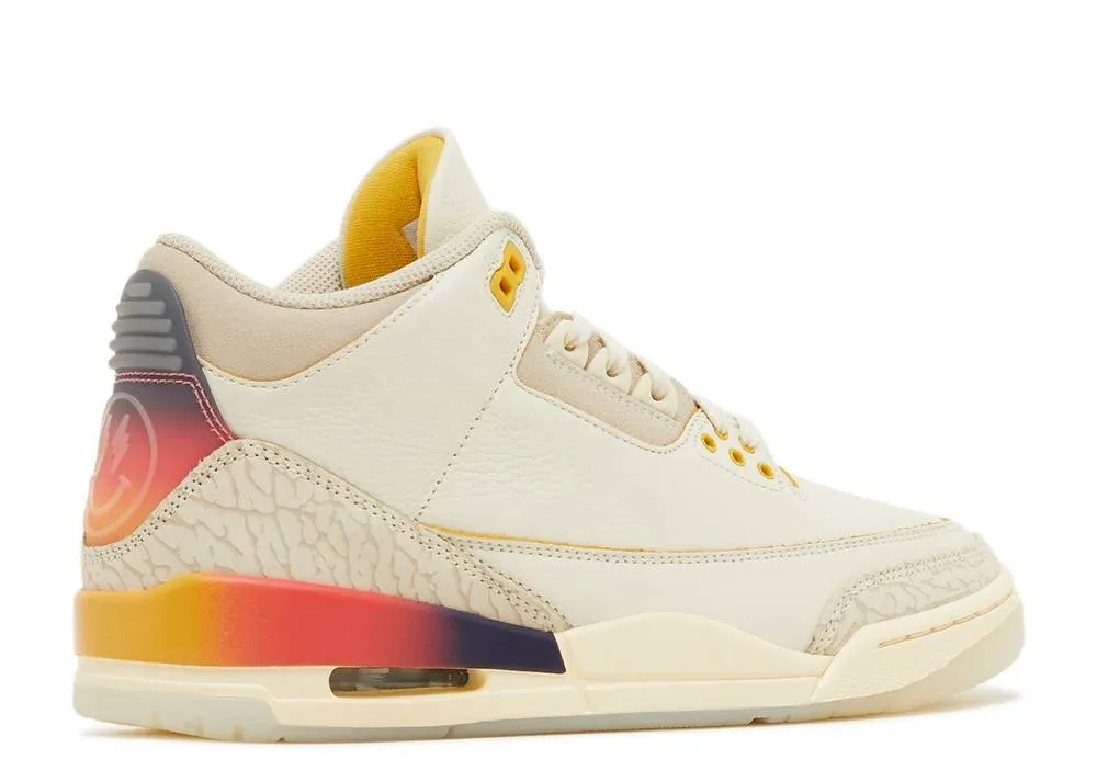 Comfort footbed Air Jordan 3 Retro SP J Balvin Medelln Sunset